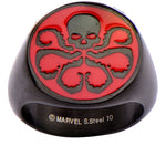 Hydra Red Logo Black Ring