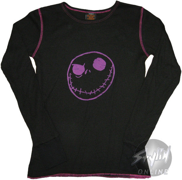 Nightmare Before Christmas Jack Long Sleeve Baby Tee