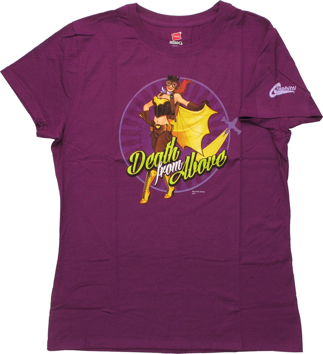 Batgirl Death From Above Ladies T-Shirt