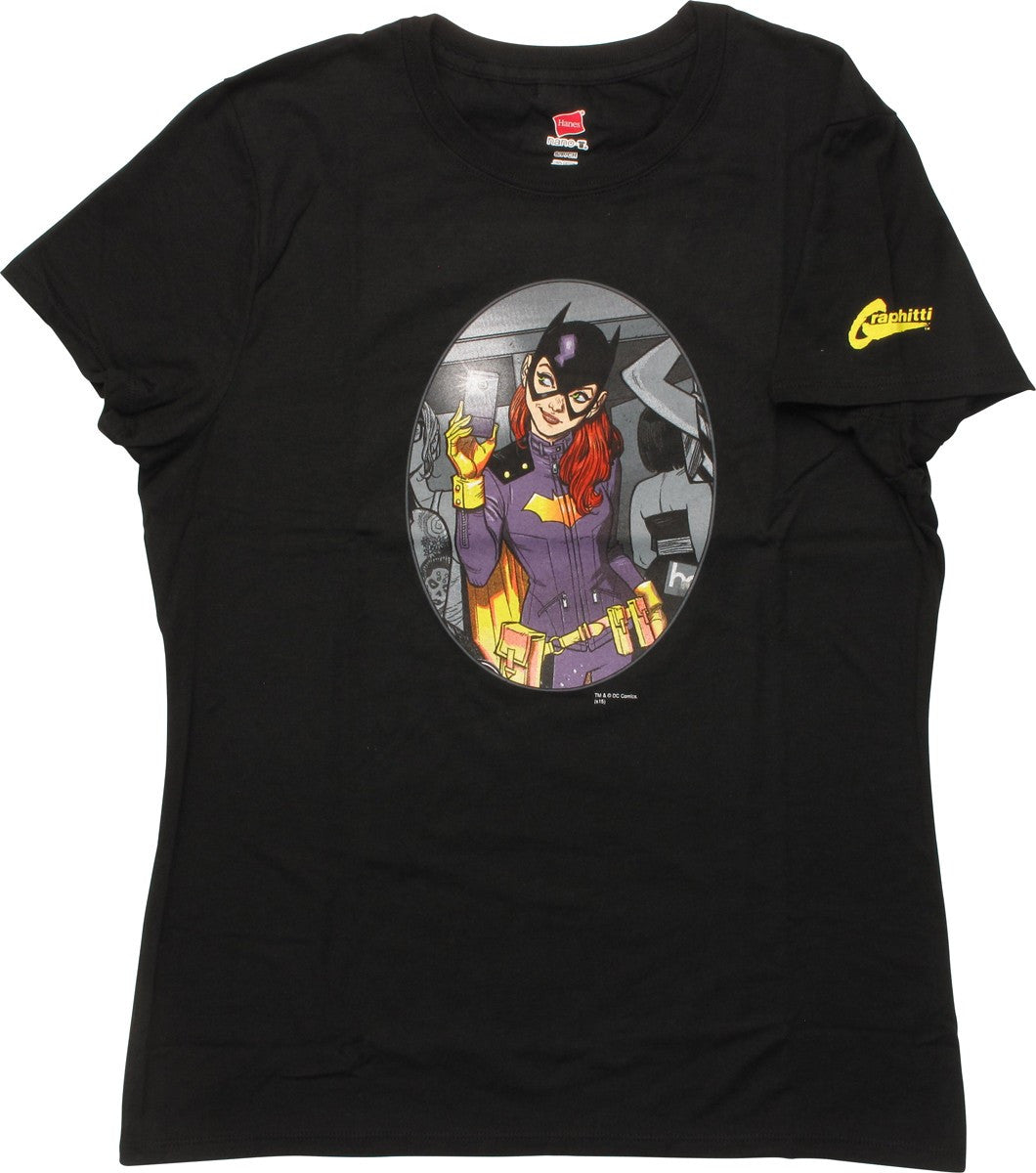 Batgirl Mirror Selfie Ladies T-Shirt