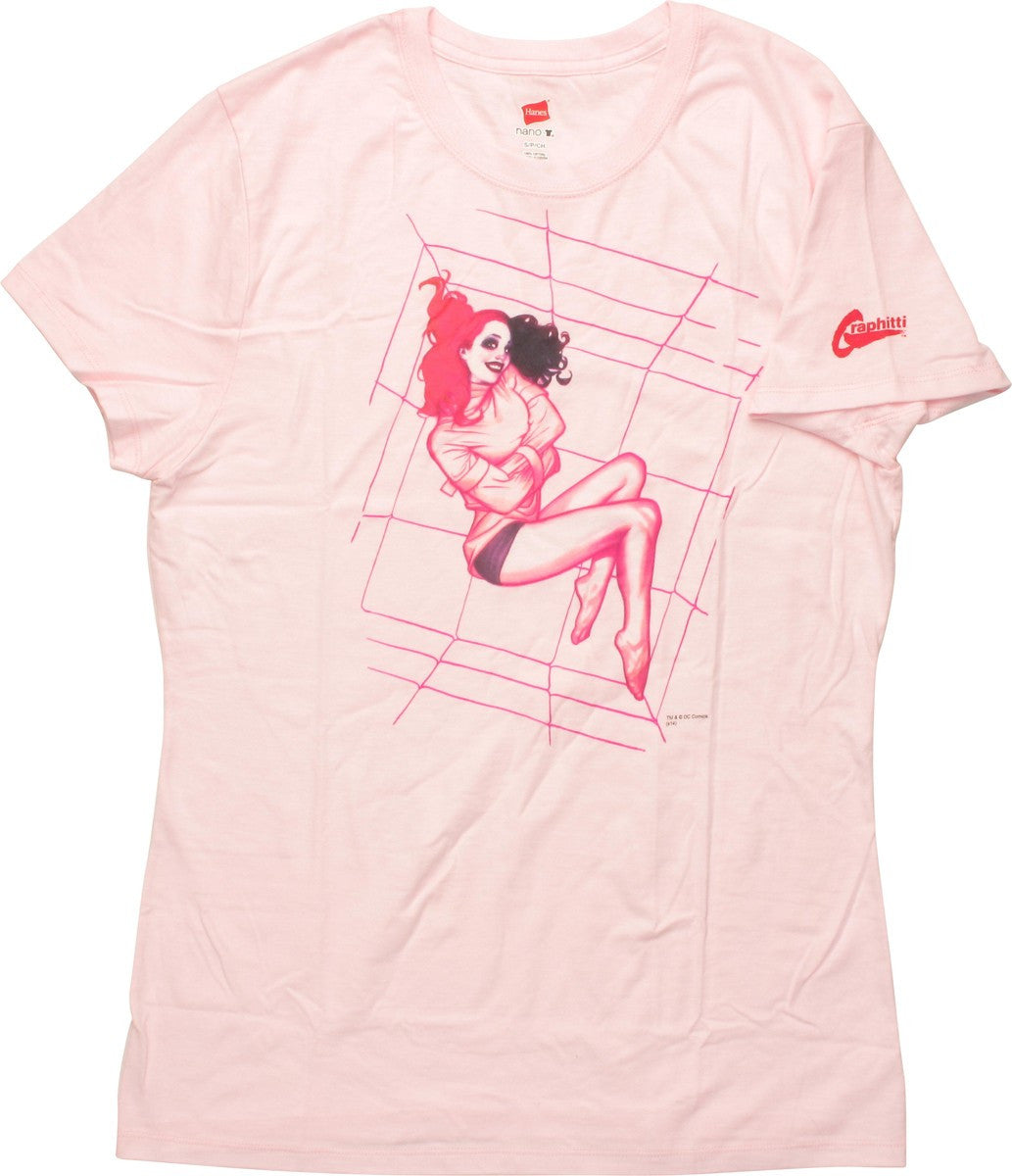 Harley Quinn Padded Room Ladies T-Shirt