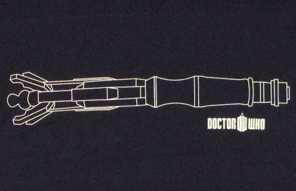 Doctor Who Screwdriver Blueprint Baby Tee