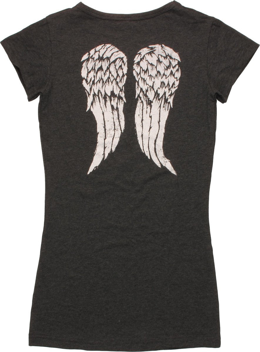 Walking Dead Crossbow V Neck Juniors Tunic Shirt