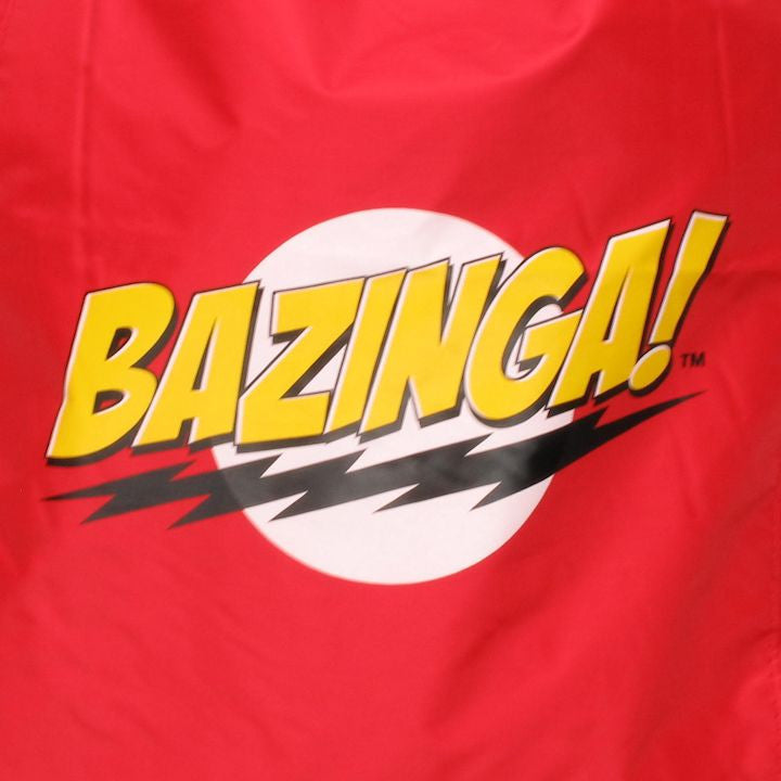 Big Bang Theory Bazinga Red Drawstring Backpack