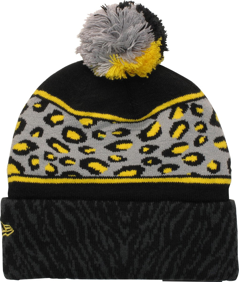 Batman Animal Print Pom Beanie