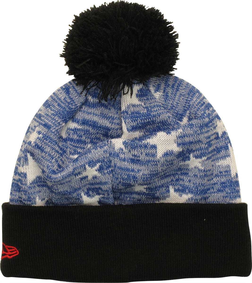 Superman Stars Cuff Pom Beanie