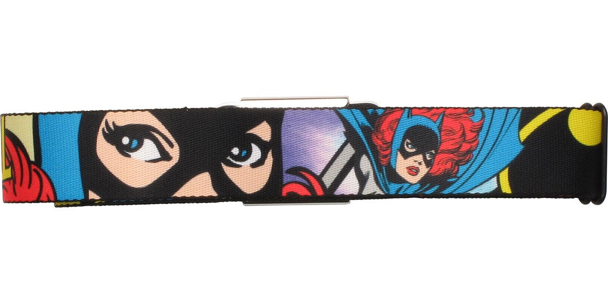 Batgirl Collage Wrap Seatbelt Mesh Belt