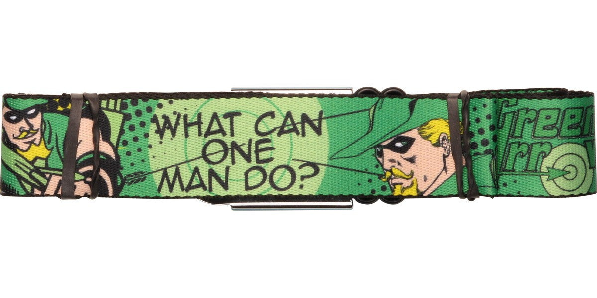 Green Arrow One Man Seatbelt Belt