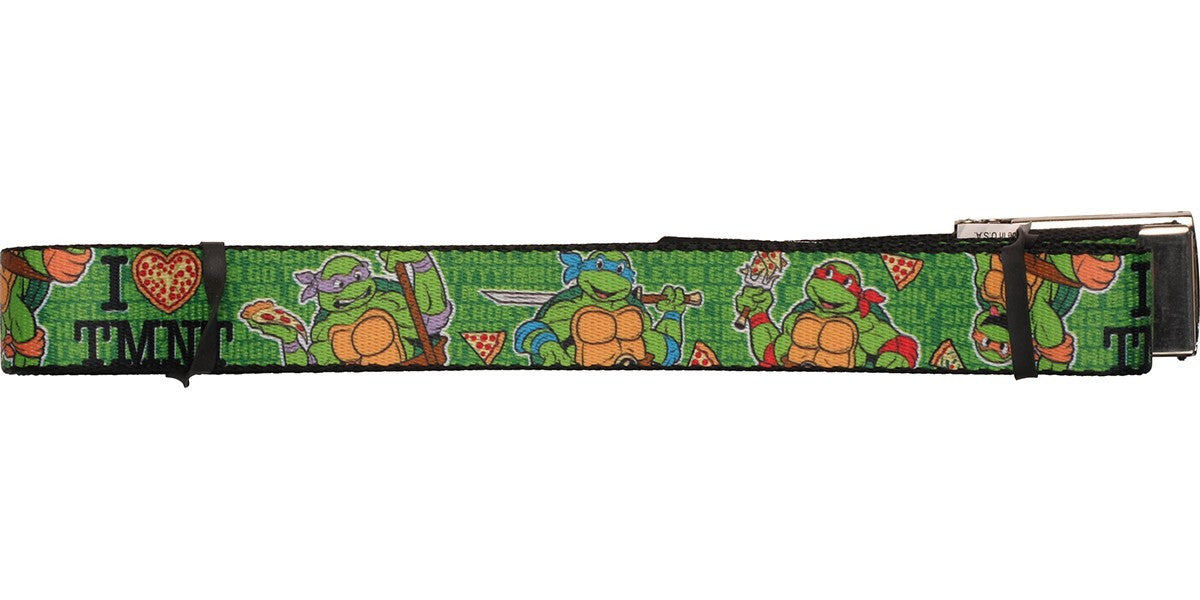 Ninja Turtles I Pizza Heart TMNT Mesh Belt