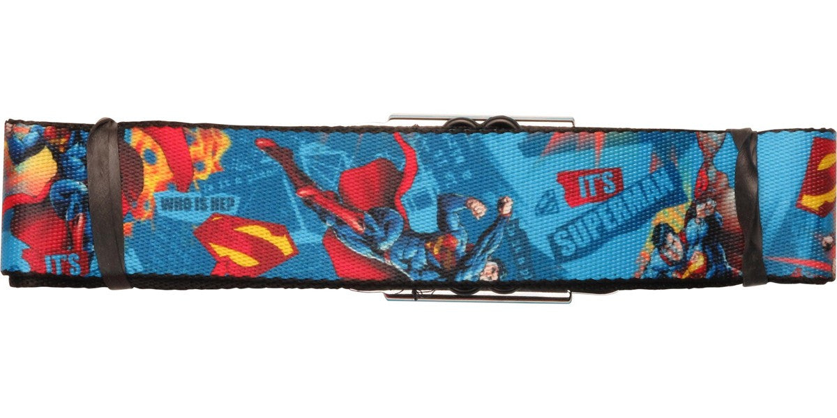 Superman Pop Art Jumble Seatbelt Belt