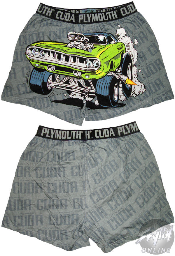 Car Plymouth Cuda Boxers