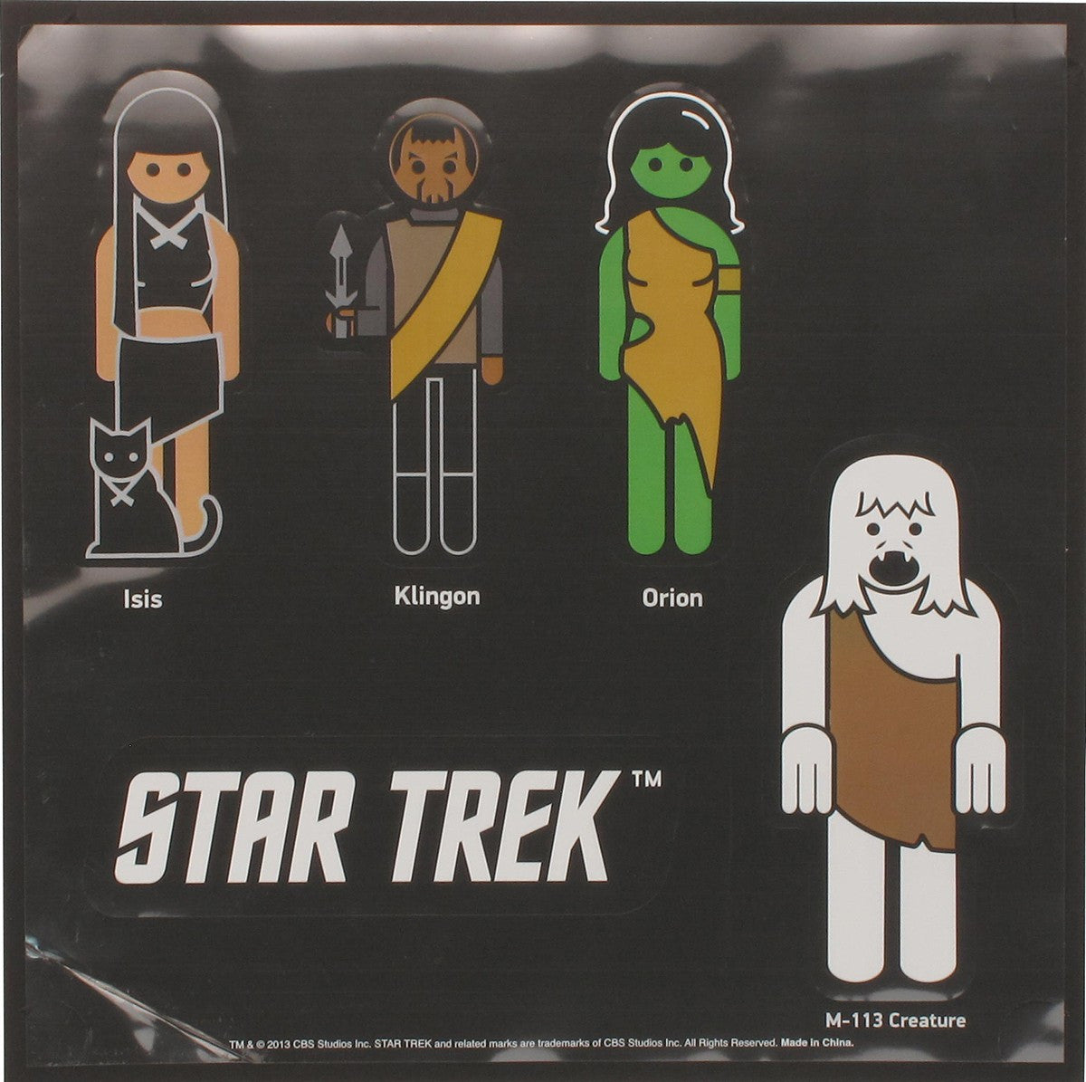 Star Trek Family Car Decal Set
