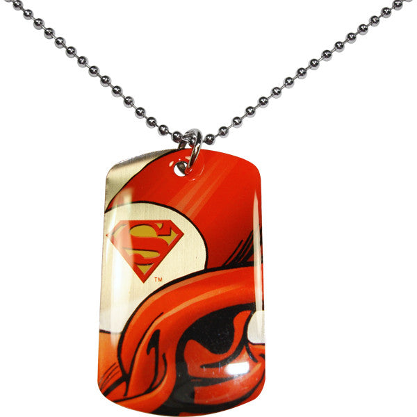 Superman Fist Cape Dog Tag