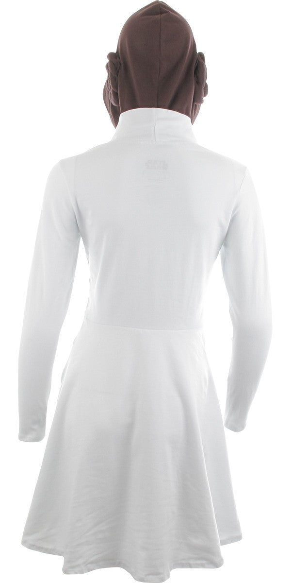 Star Wars Leia Hooded Long Sleeve A Line MF Dress