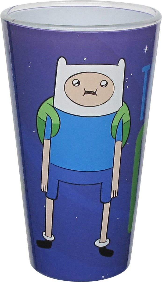 Adventure Time Finn That's So Math Pint Glass