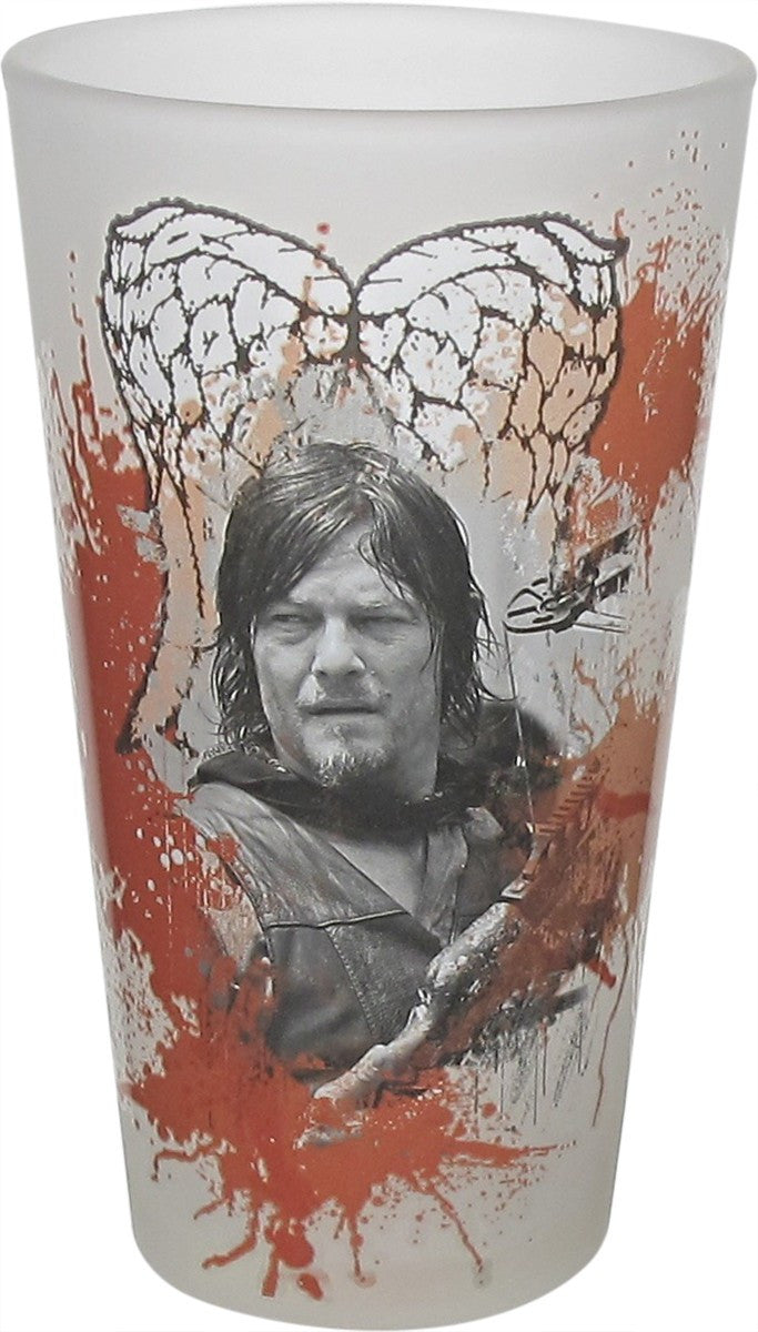 Walking Dead Daryl & Rick Blood Pint Glass Set