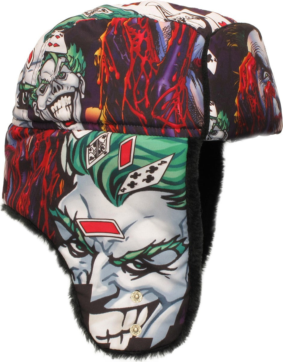 Joker Comic Panel Montage Trapper Hat