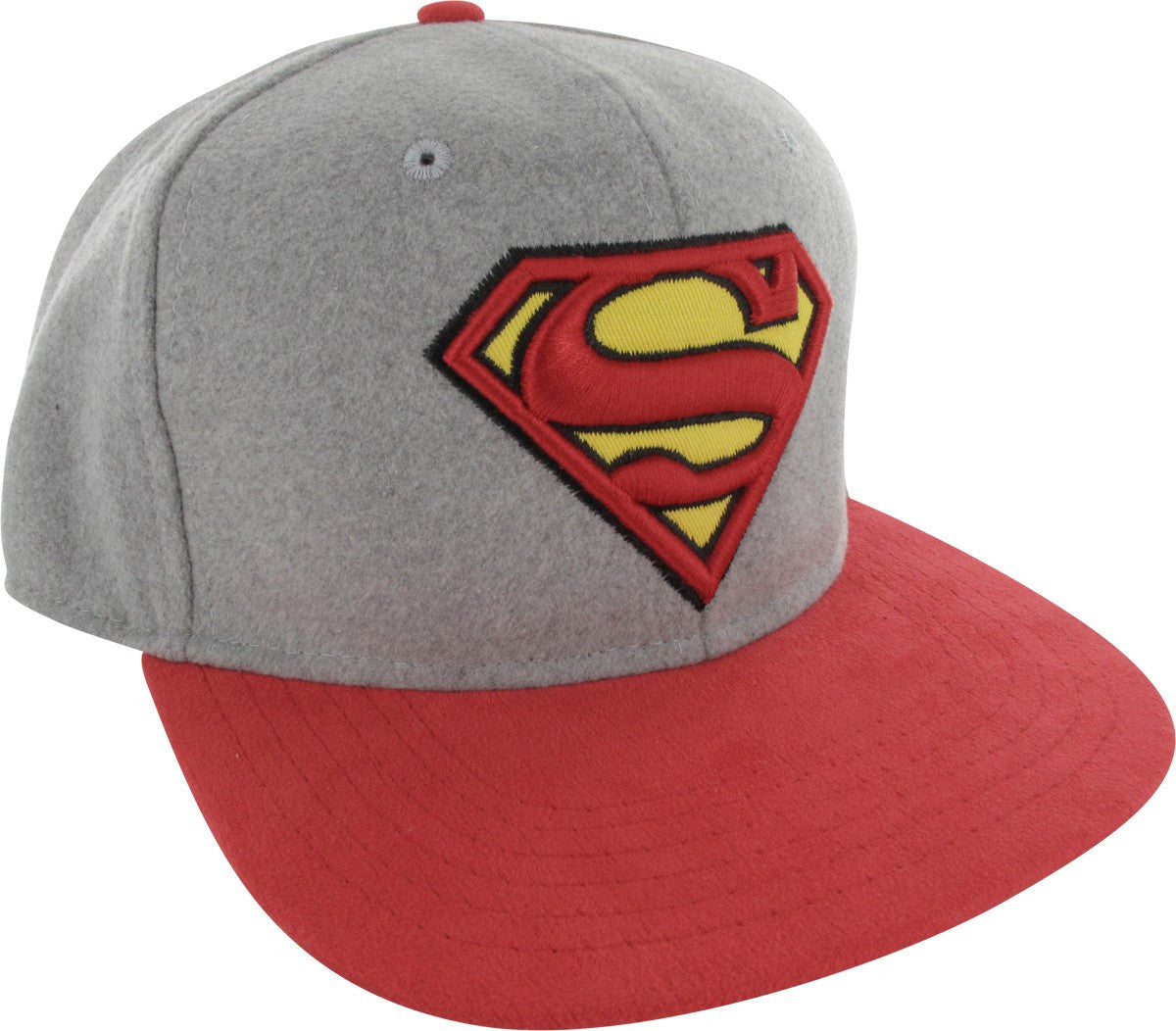 Superman Logo Felted Crown Buckle Hat