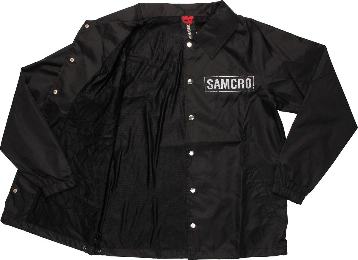 Sons of Anarchy SAMCRO Coach Snap Jacket