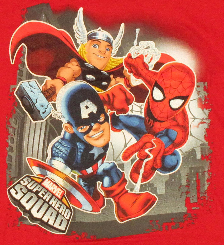Marvel Hero Squad Trio Juvenile T Shirt