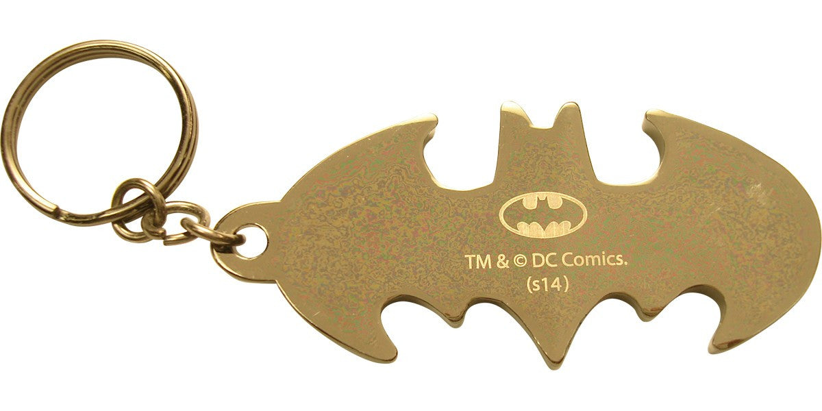 Harley Quinn Batman Logo Metal Keychain