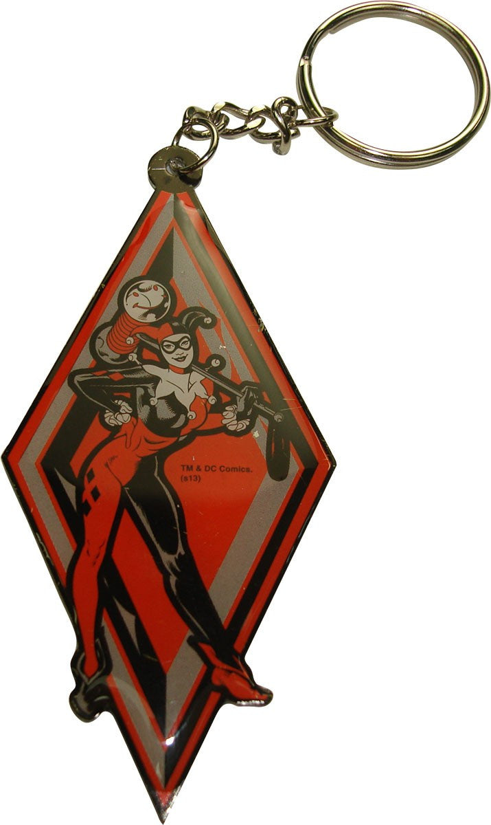Harley Quinn Diamond Metal Keychain