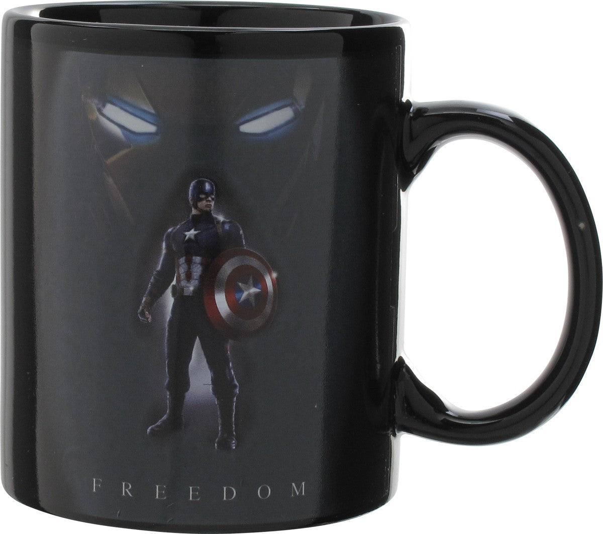 Captain America Civil War Team Cap Heat Change Mug