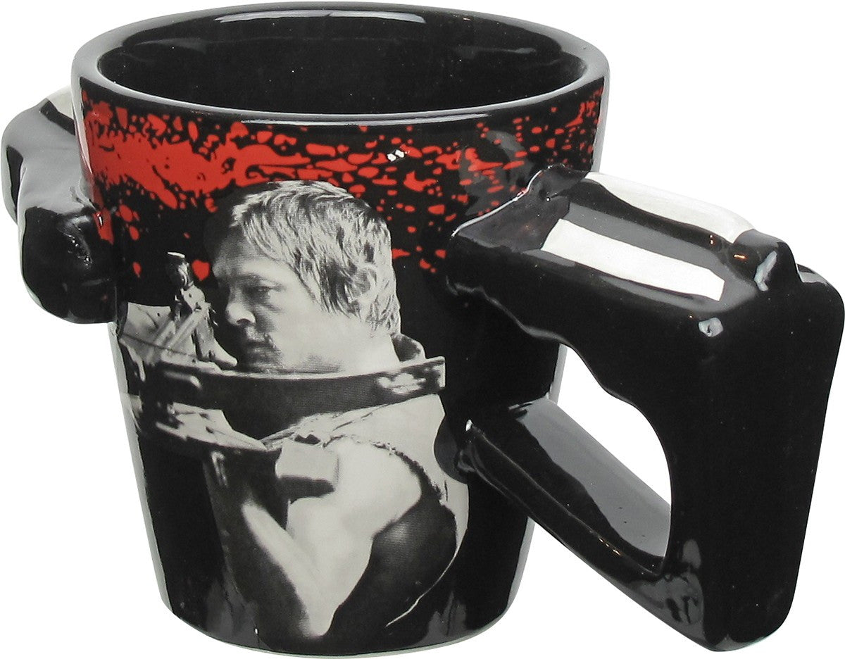 Walking Dead Daryl Aim Crossbow Sculpted Mug