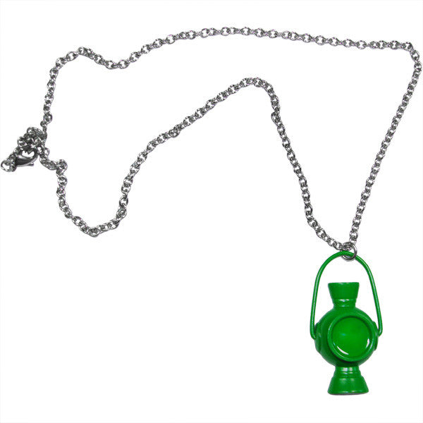 Green Lantern Lamp Necklace