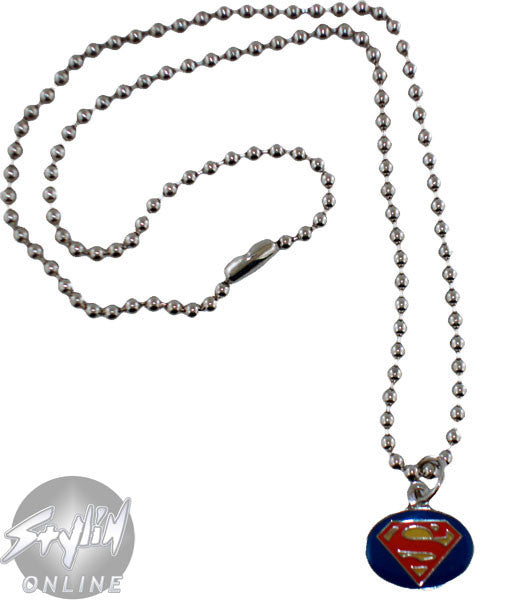 Superman Oval Logo Necklace