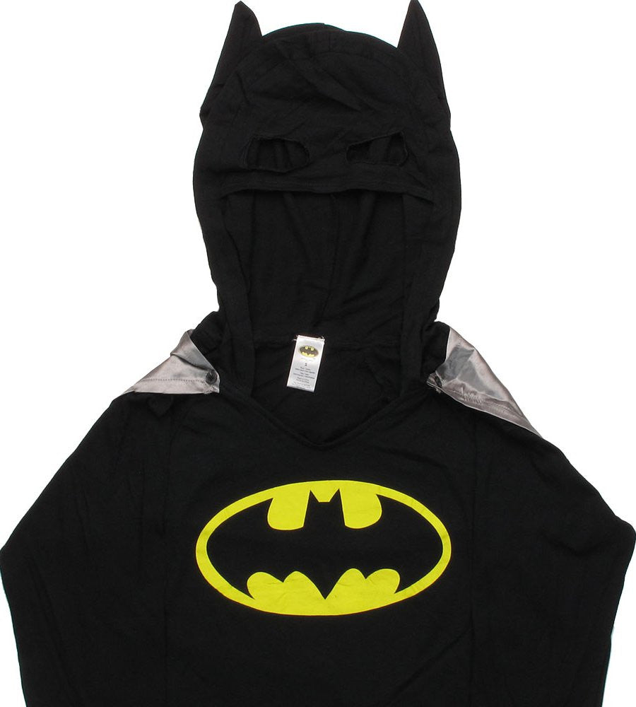 Batman Caped Hooded Junior Nightshirt Pajamas