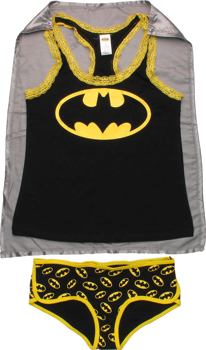 Batman Caped Tank and Briefs Junior Pajama Set