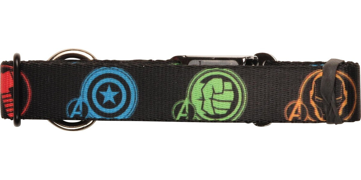 Avengers Color Hero Icons Pet Collar