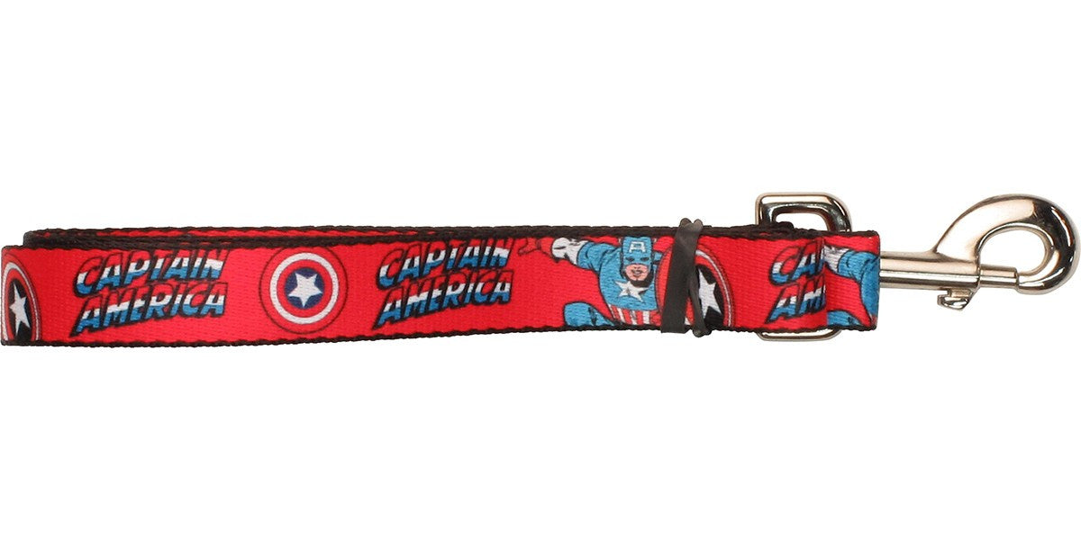 Captain America Name and Shield Pet Leash