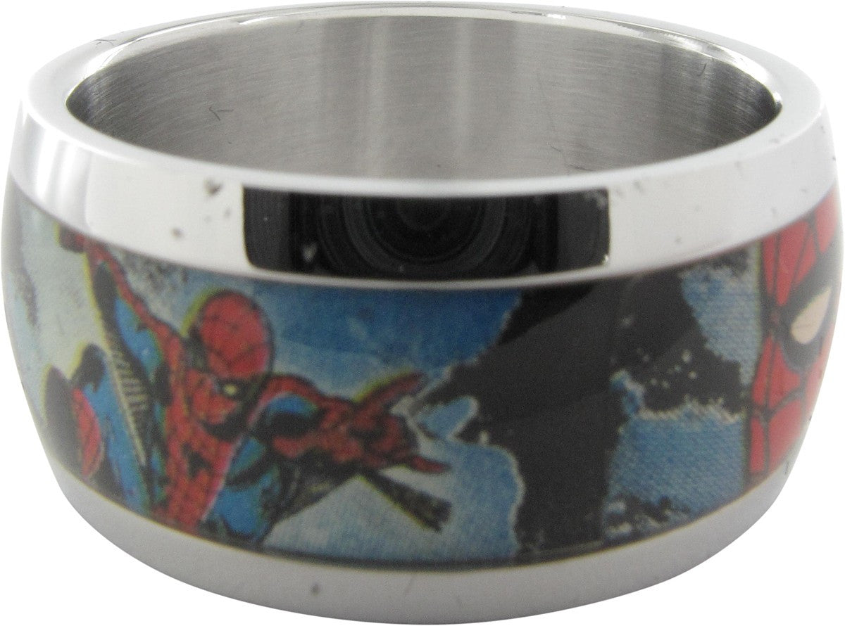 Spiderman Name Web Side Mask Ring