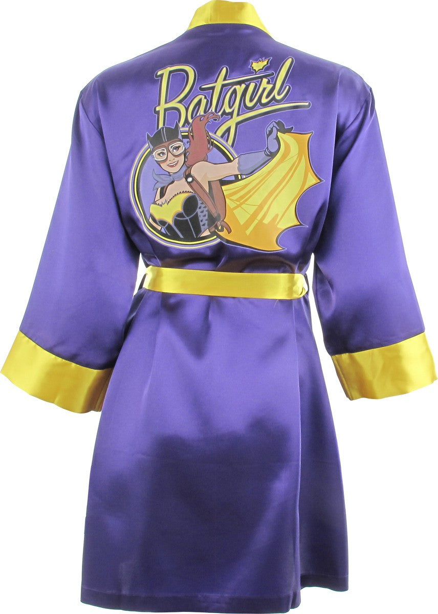Batgirl Bombshell Satin Junior Robe