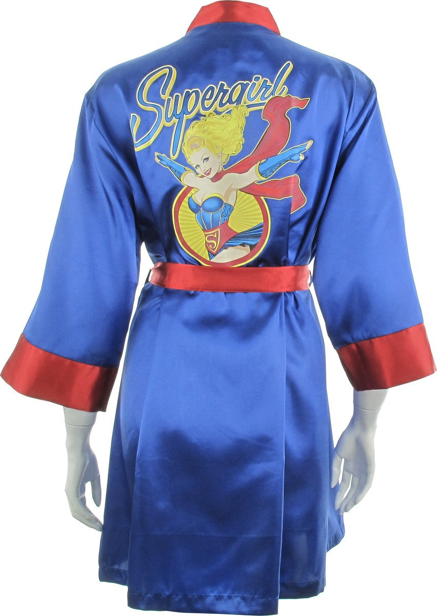 Supergirl Bombshell Satin Junior Robe