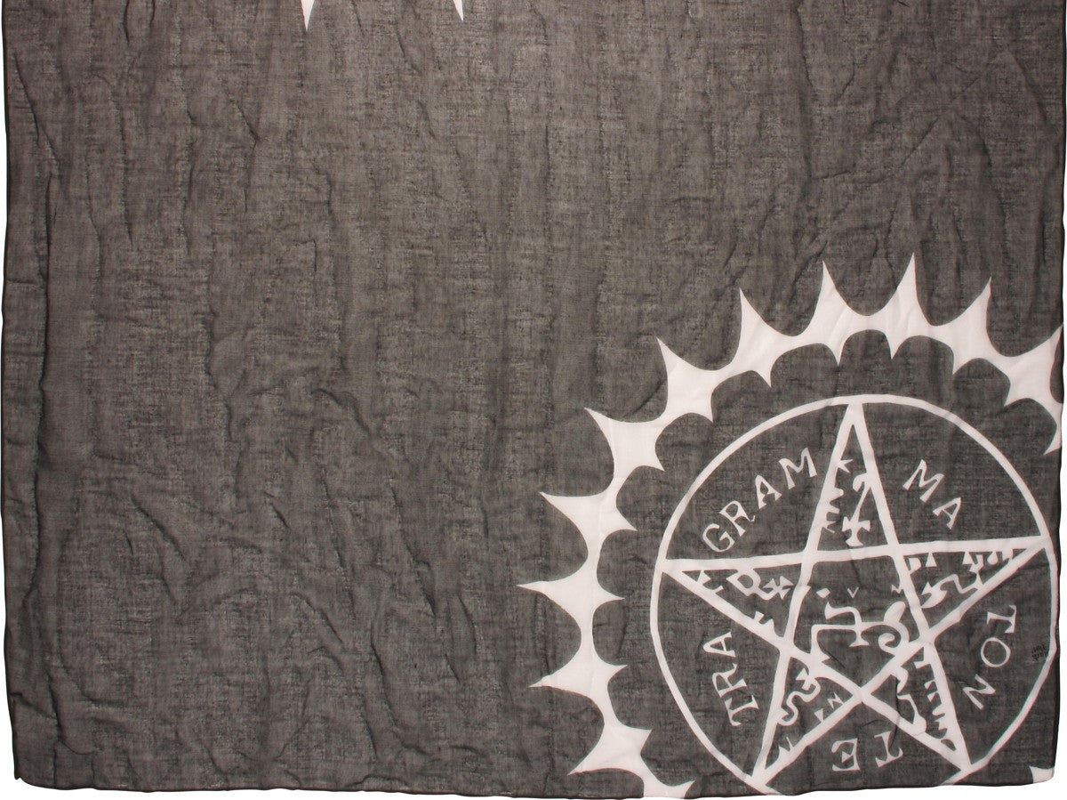 Black Butler Pentacle Black Scarf