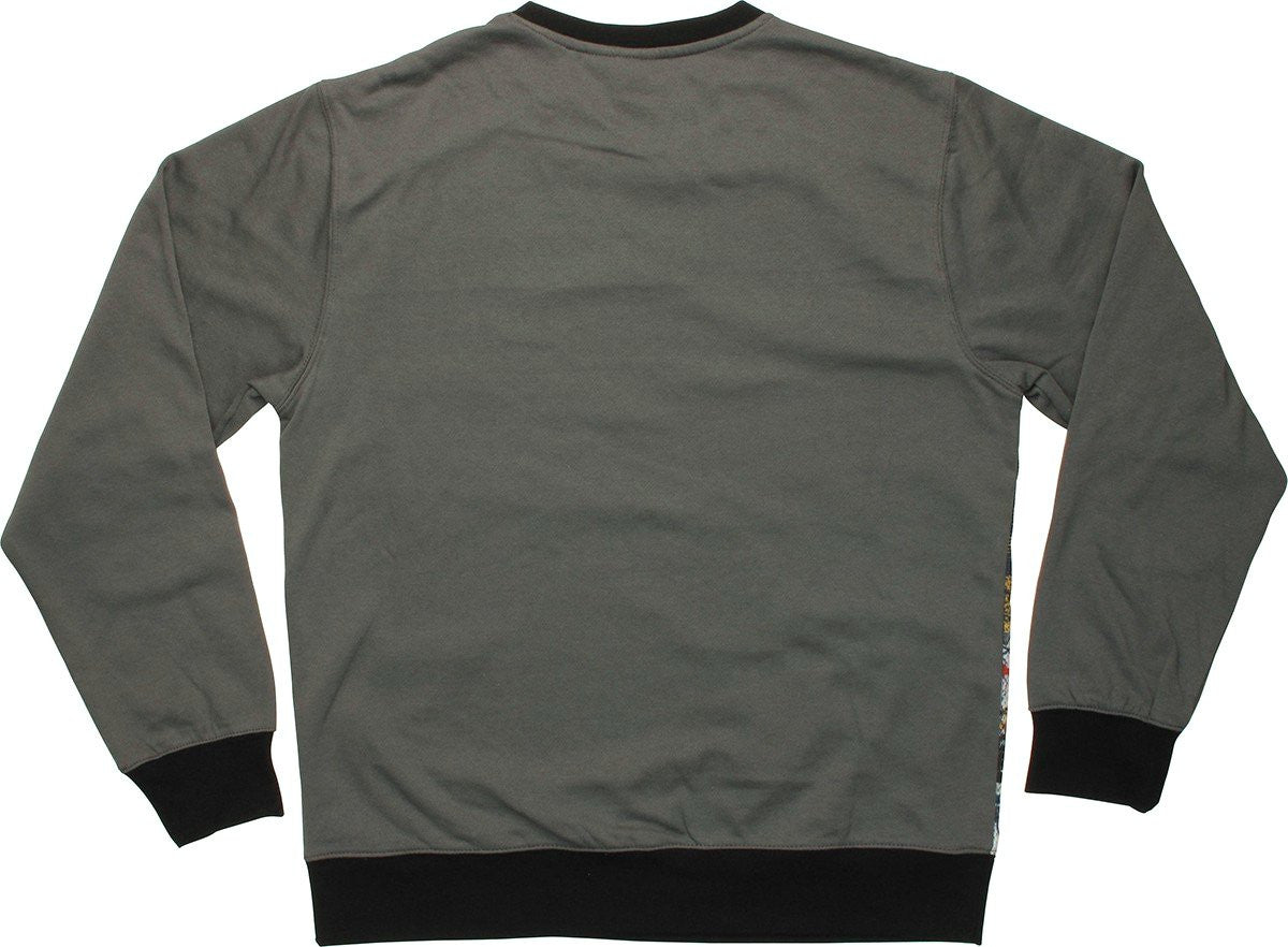 Spiderman Collage Sublimated Overlay Sweatshirt