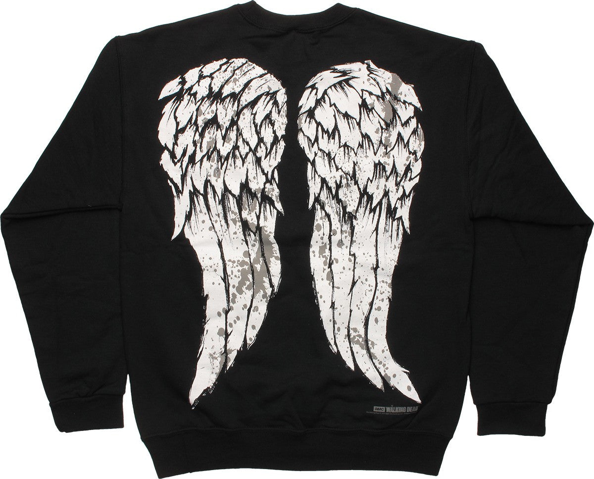 Walking Dead DD Heart Angel Wings Sweatshirt