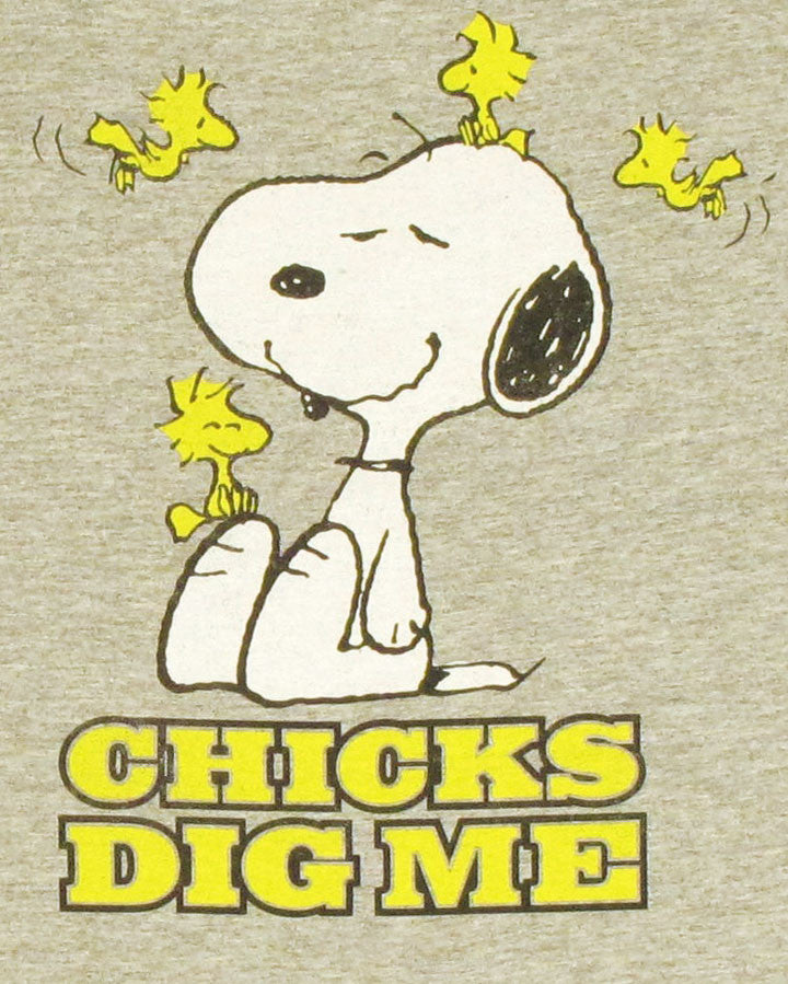 Peanuts Chicks Dig T Shirt Sheer
