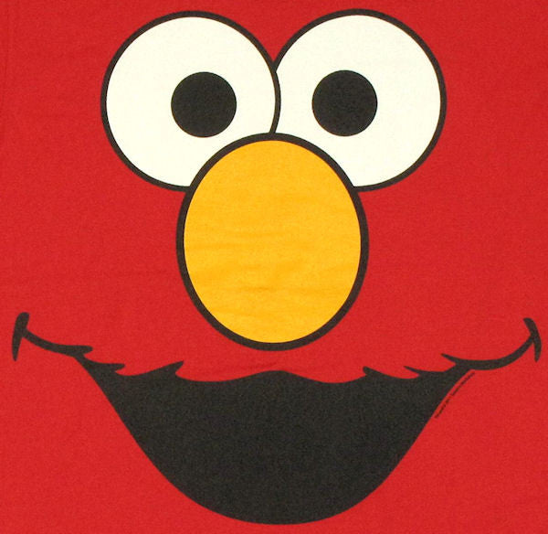 Sesame Street Elmo Face T Shirt Sheer