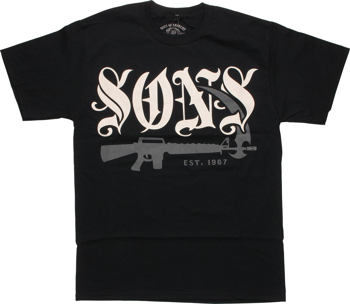 Sons of Anarchy Old English Guns T-Shirt