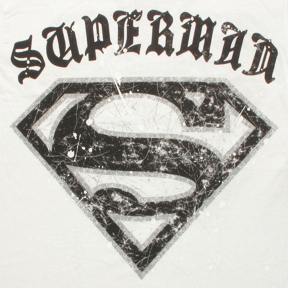 Superman Gothic Logo T Shirt Sheer