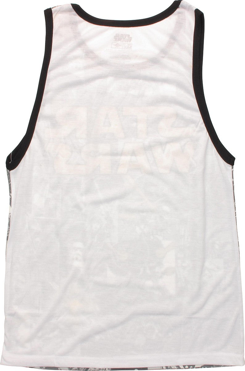 Star Wars Comic Pages Sublimated Tank Top