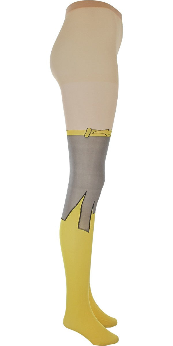 Batgirl Suit Logo Footed Tights