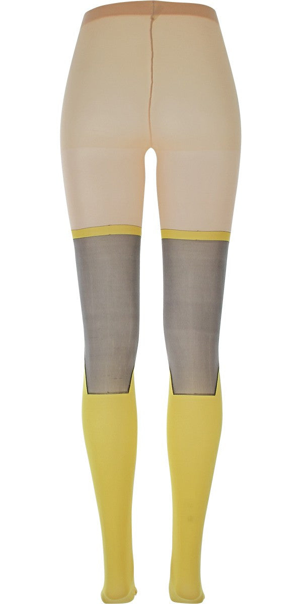 Batgirl Suit Logo Footed Tights