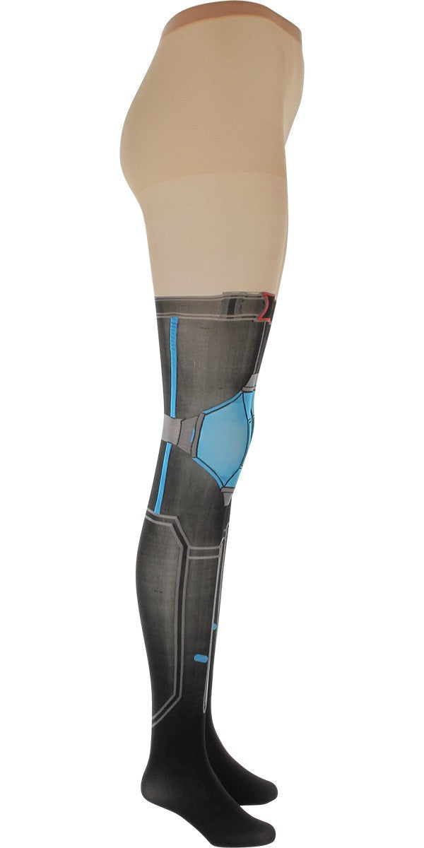 Avengers Black Widow Suit Footed Tights