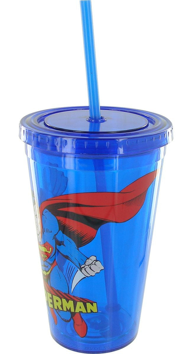 Superman Flying Blue Travel Cup