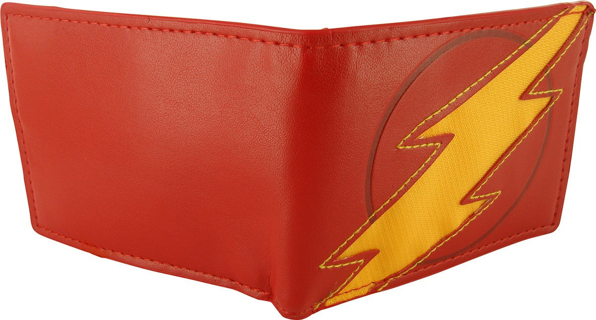 Flash Bolt Cut Out Logo Bifold Wallet
